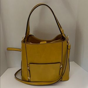 SOLD!!  Mustard Yellow Large Tote Bag